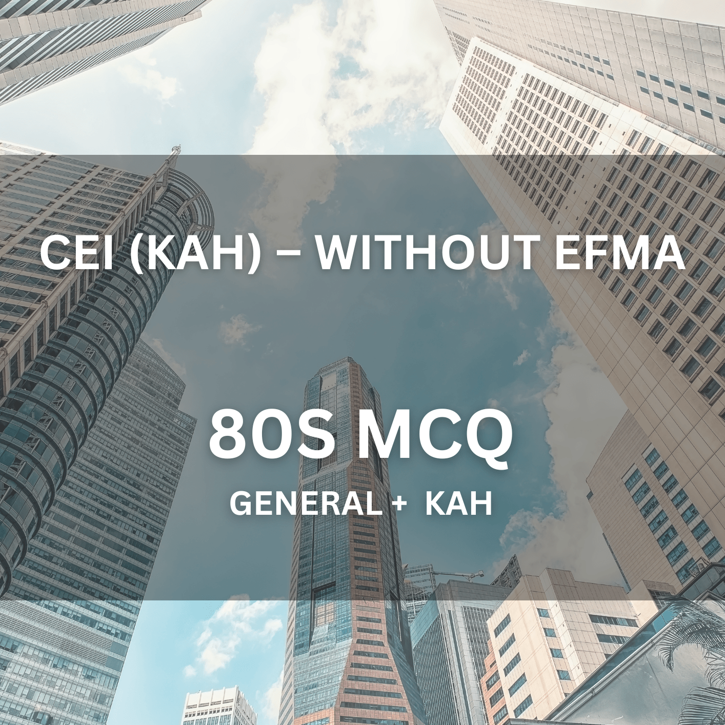 Comprehensive Licence (Local) – KAH MCQ (1 Hour 45 Mins | 80 Questions) - CEI Exams - Practice Questions