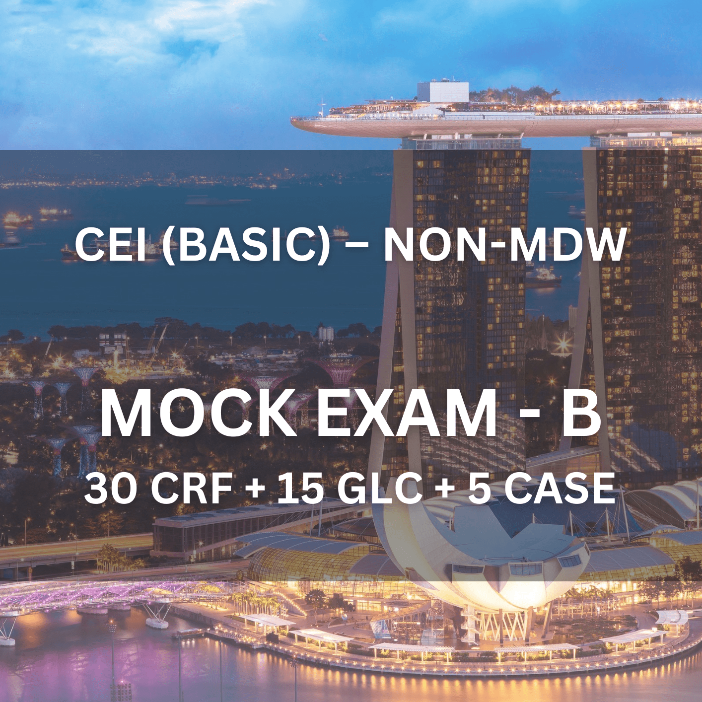 Comprehensive Licence (Non - MDW) – Basic Mock Exam B (1 Hour 15 Mins | 50 Questions) - CEI Exams - Mock Exam