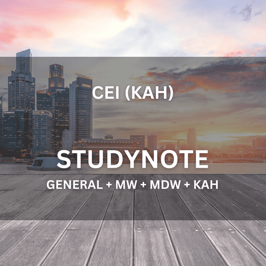 Comprehensive Licence (All) – KAH Study Note - CEI Exams - Study Note
